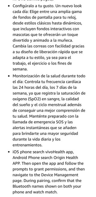 NUEVO! Reloj Inteligente Vivo GT2 Blanco