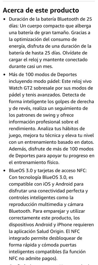 NUEVO! Reloj Inteligente Vivo GT2 Blanco