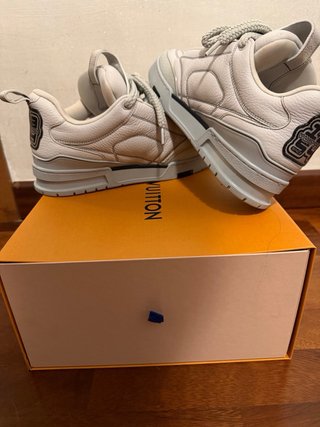 Sneakers Louis Vuitton Grigio Bianco