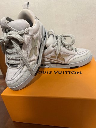 Sneakers Louis Vuitton Grigio Bianco