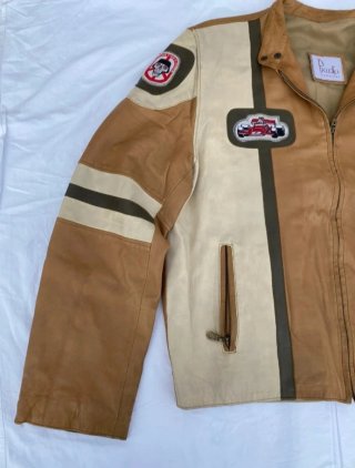 CHAQUETA PRIETO BARCELONA VINTAGE CUERO ORIGINAL