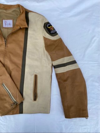 CHAQUETA PRIETO BARCELONA VINTAGE CUERO ORIGINAL