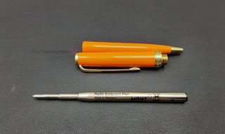 boligrafo montblanc pix manganese orange gt