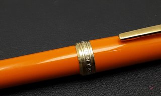 boligrafo montblanc pix manganese orange gt