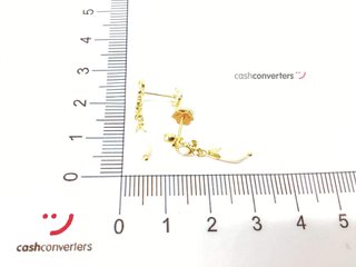 pendientes oro 18k con piedra