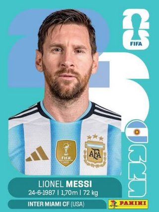 Cromo Messi Mundial 2026 FIFA Panini