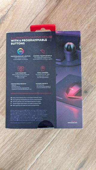 Ratón Gaming Trust Felox 6400 DPI RGB