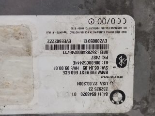 Sistema audio / radio cd BMW SERIE 6 COUPE (E63)