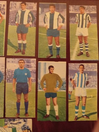 36 cromos fútbol Ruiz Romero 1968-69