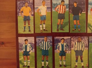 36 cromos fútbol Ruiz Romero 1968-69