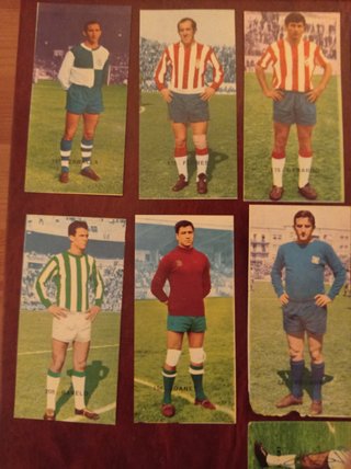 36 cromos fútbol Ruiz Romero 1968-69