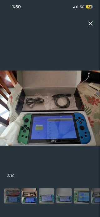 Consola Portátil X80 Verde