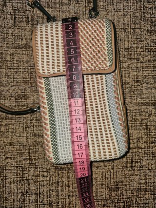 Bandolera para móvil tejida