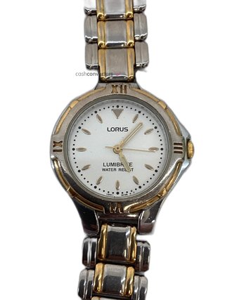 reloj pulsera señora lorus lumibrite water resist