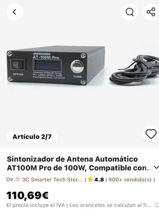 ANTUNER AT-100M Pro y Micro PA100