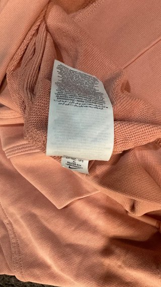 Felpa con Cappuccio Nike Rosa XL Originale