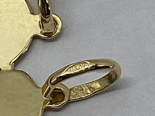 colgante oro 18k