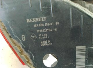 Renault 22785367 8200127704h piloto trasero scenic