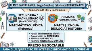 Clases Particulares Mates, Física y Apoyo