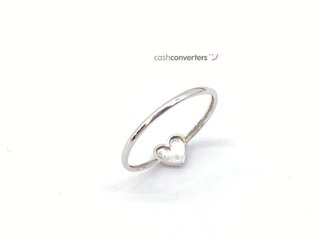 anillo oro 18k con circonita