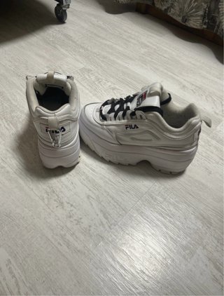 Fila Disruptor Plataforma Blancas