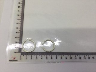 argollas plata 925mm