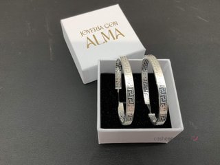 argollas plata 925mm