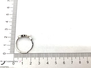 anillo plata 925mm con piedra con circonita