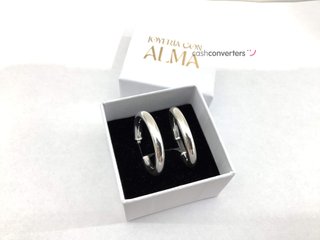 argollas plata 925mm