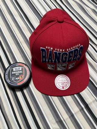 Gorra NY Rangers Mitchell & Ness + Puck Original S