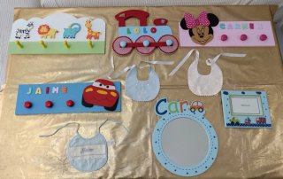 LOTE 4 PERCHEROS INFANTILES PERFECTO ESTADO AHORA
