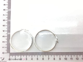 argollas plata 925mm