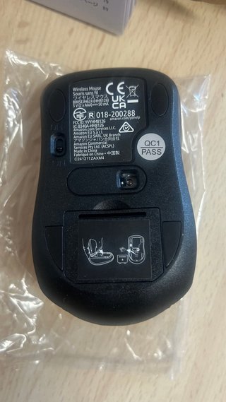 2 Mouse Wireless Amazon Basics Nero