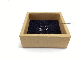sortija oro 18k con piedra con diamante de laboratorio