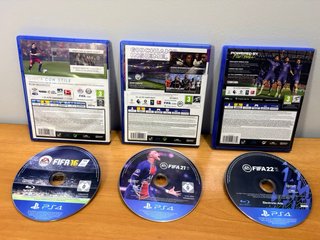 Giochi PS4: FIFA 16, 21, 22