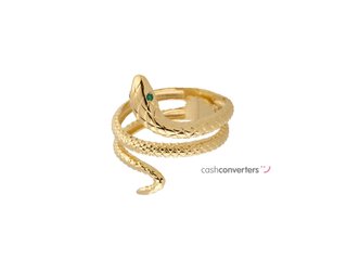 anillo oro 18k con piedra con circonita