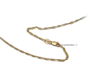 cadena oro 18k 25.5cm