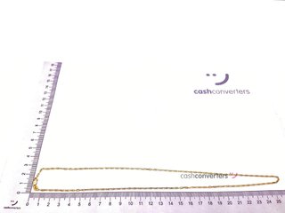 cadena oro 18k 25.5cm