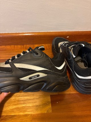 Zapatillas Dior B22 Black Silver