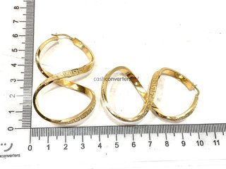 argollas oro 18k