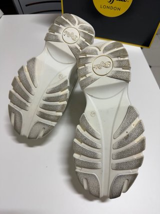 Zapatillas Buffalo London Plataforma Blancas