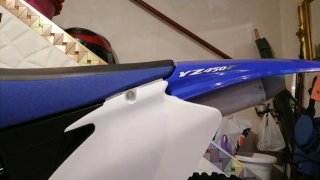 Yamaha YZ 450F 2008 Azul/Blanco
