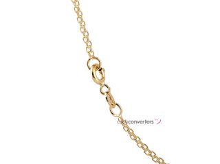cadena oro 18k 25cm