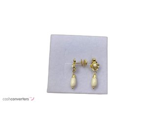 pendientes oro 18k con piedra