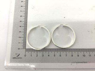 argollas plata 925mm