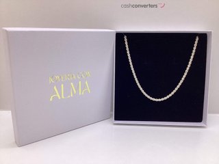 cadena plata 925mm 25cm