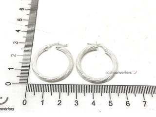 argollas plata 925mm