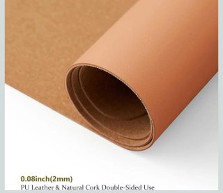 Alfombrilla Escritorio Cuero PU 90x43cm