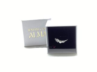 anillo plata 925mm con piedra con circonita