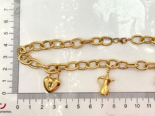 cadena oro 18k 22cm